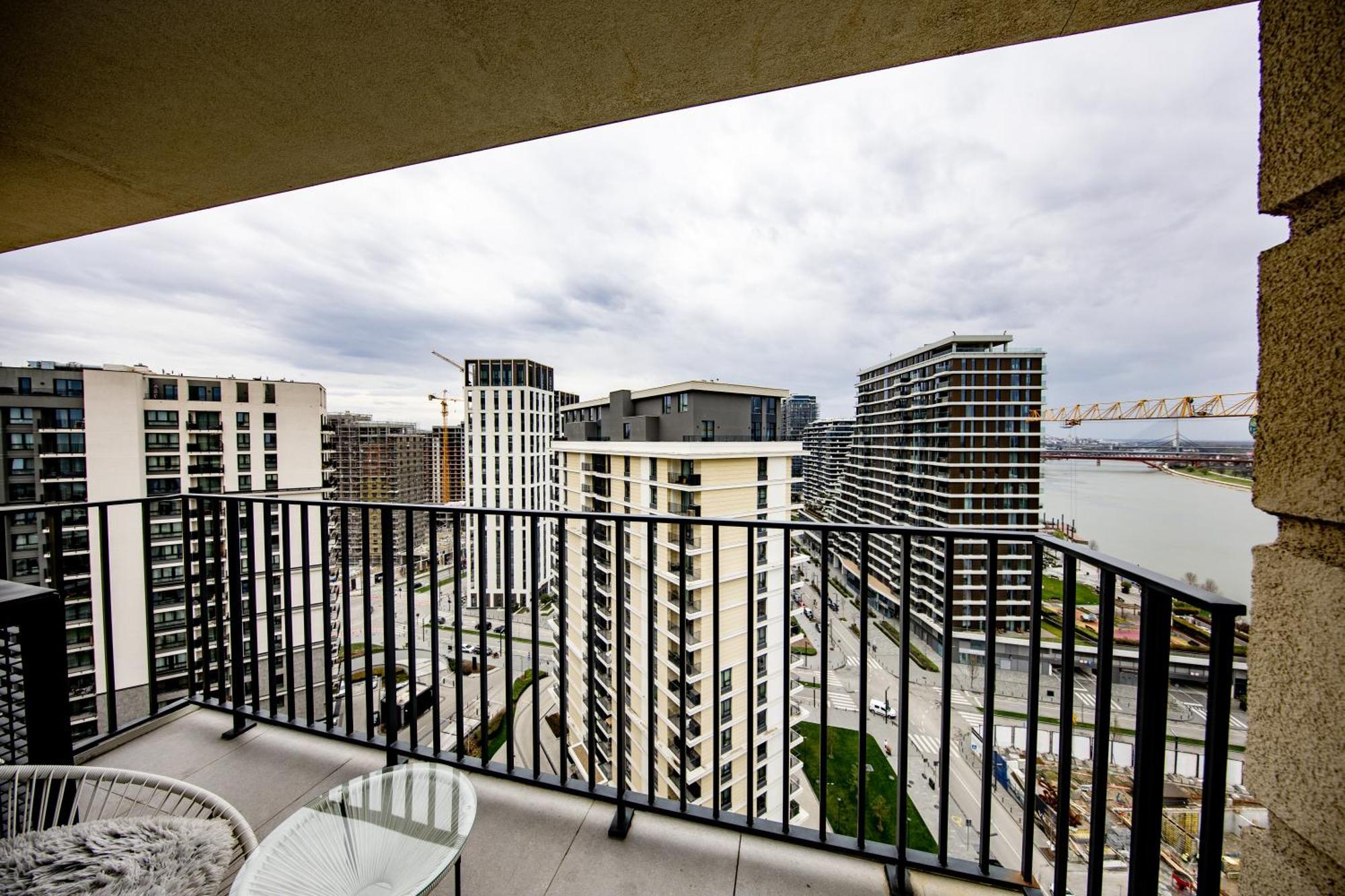 Zigzag Belgrade Waterfront - Simfonija 2 Appartement Buitenkant foto